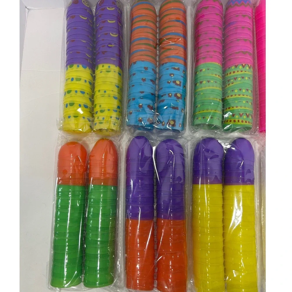 Happy‎ Easter Eggs Set 200 pcs Colorful Plastic Eggs Easter Basket Fillers New